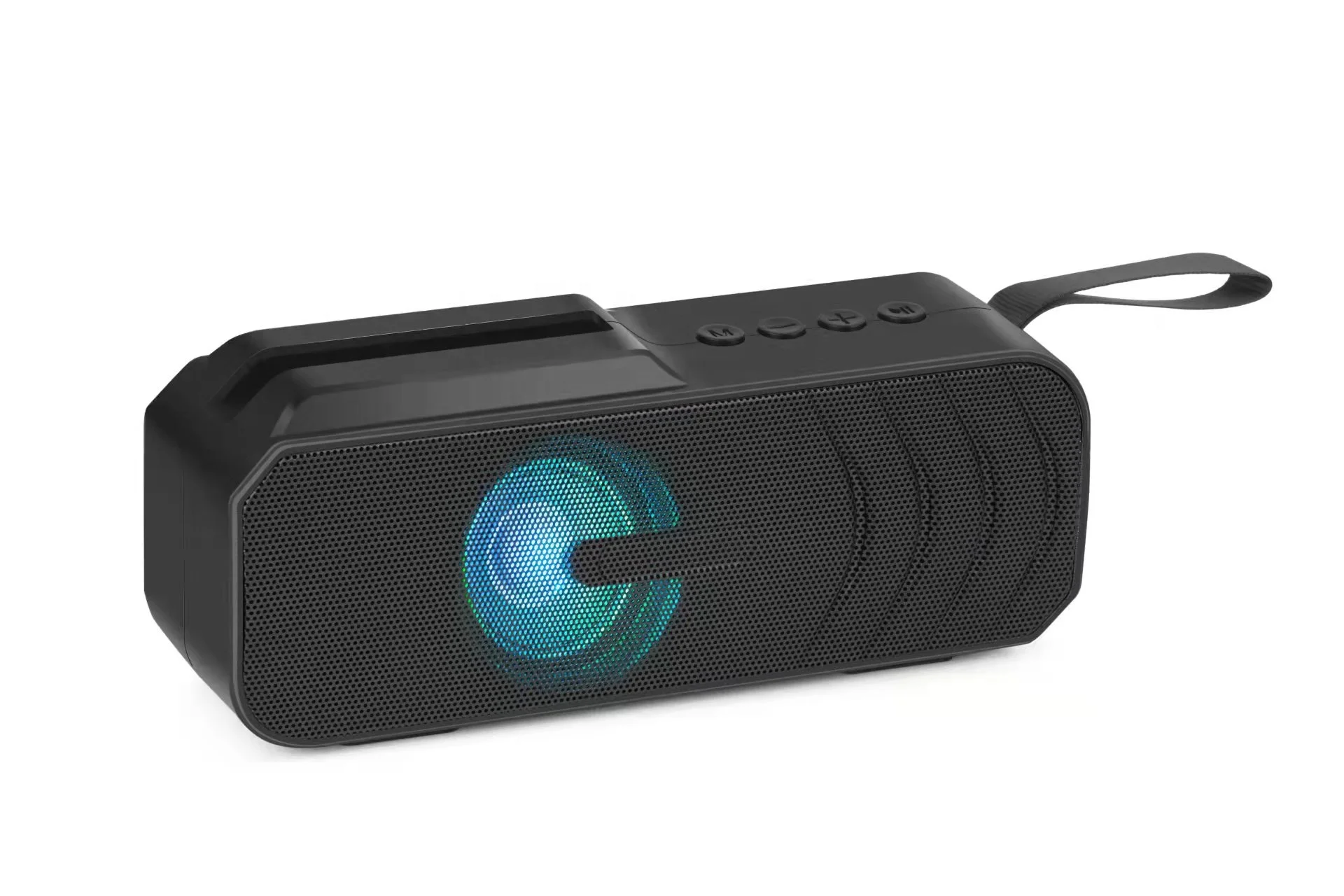 RK66 altavoz portatil led light sound box boombox Portable  blue tooth surround sound speaker outdoor soundbar with subwoofer