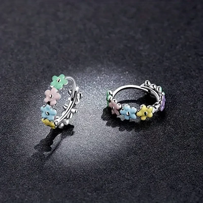 Серьги-кольца 925 из стерлингового серебра