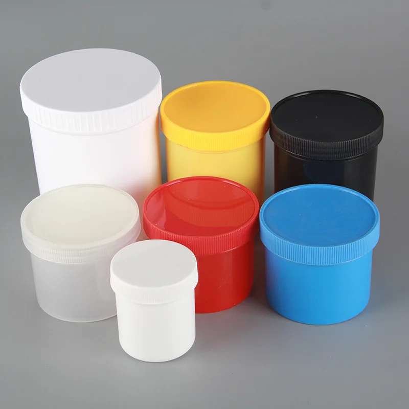 500ml 1000ml Plastic Capsules Tablets Storage Jar Medical Pills Bottle Portable Ointment Jar