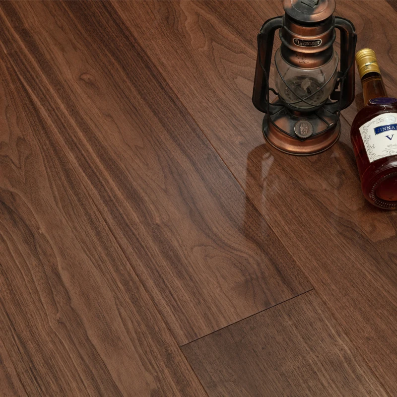 2025 Casual Style 1900mm Three-Layer Engineered Wood Flooring White Oak Walnut European Chinese Living Room Engineered Flooring