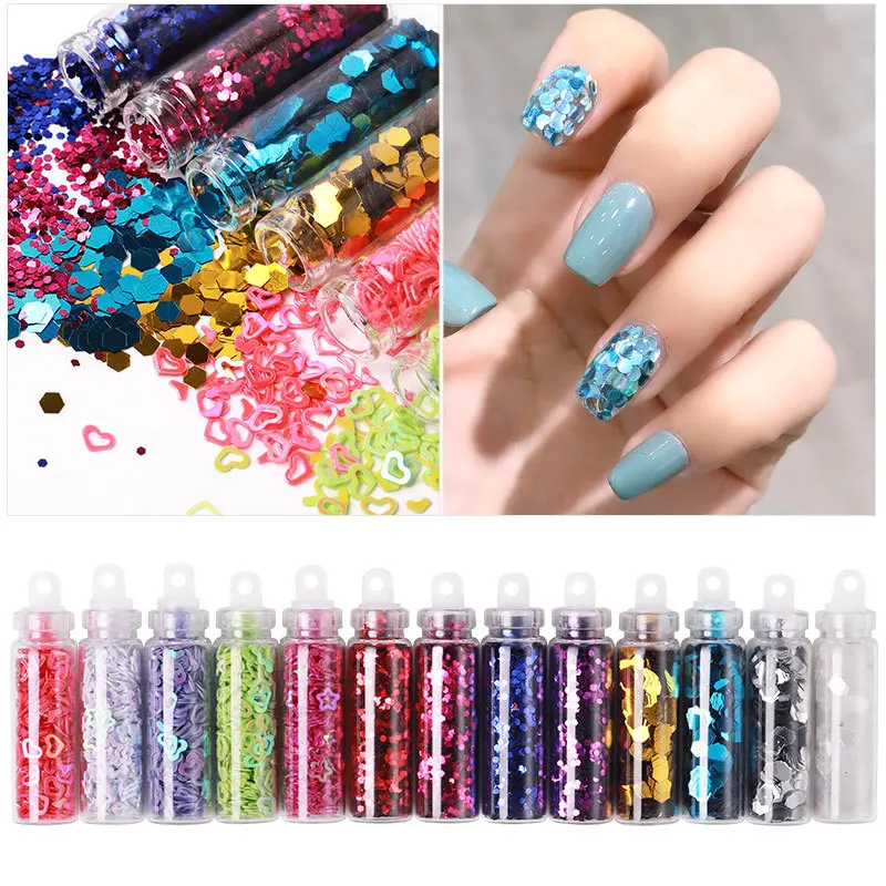 3D Nail Art Decoration Rhinestones Diamonds Nail Art Glitter Sequins Nail Decoration Set