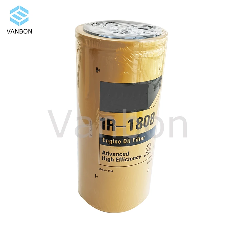 1R-1808 1R1808 244-4484 2444484 усовершенствованный эффективный масляный фильтр двигателя для Cat C11 C13 330D 336E 120H 966K 980G 621K 814F D7R D8N