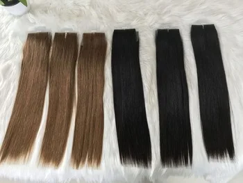 
Factoey wholesale virgin cuticle aligned seamless double drawn injection tape in hair extensions 