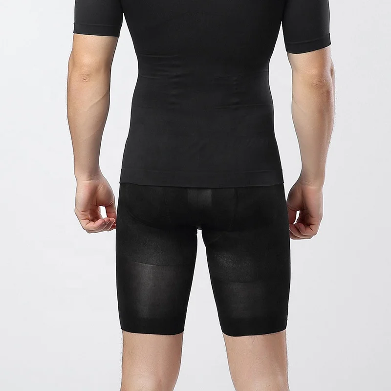 Мужские шорты для похудения, тренировочные компрессионные штаны