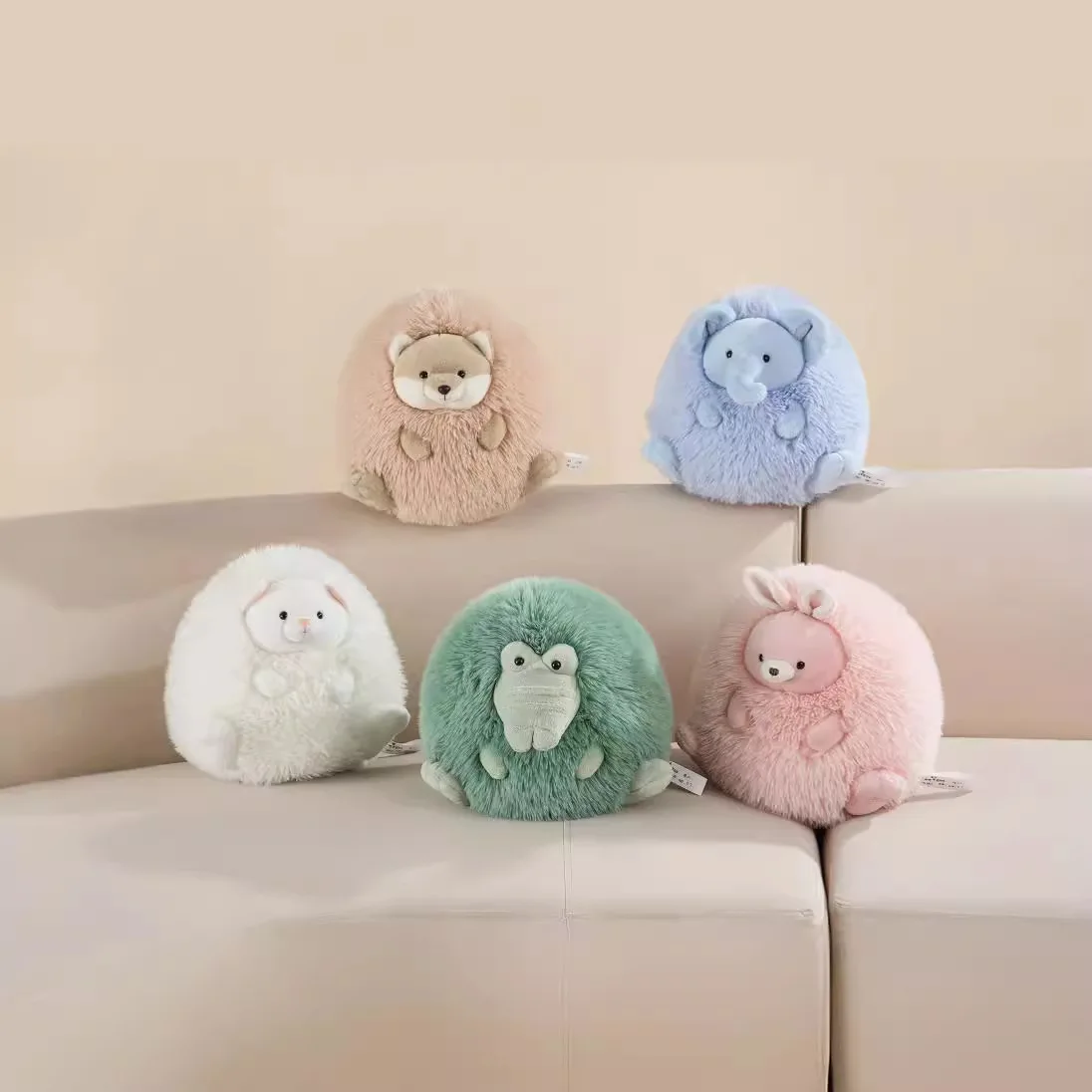 Greenmart High Quality New Sleeping Pillows Rabbit Elephant Crocodile Stuffed Animal Toys Perfect Birthday Gifts for Children