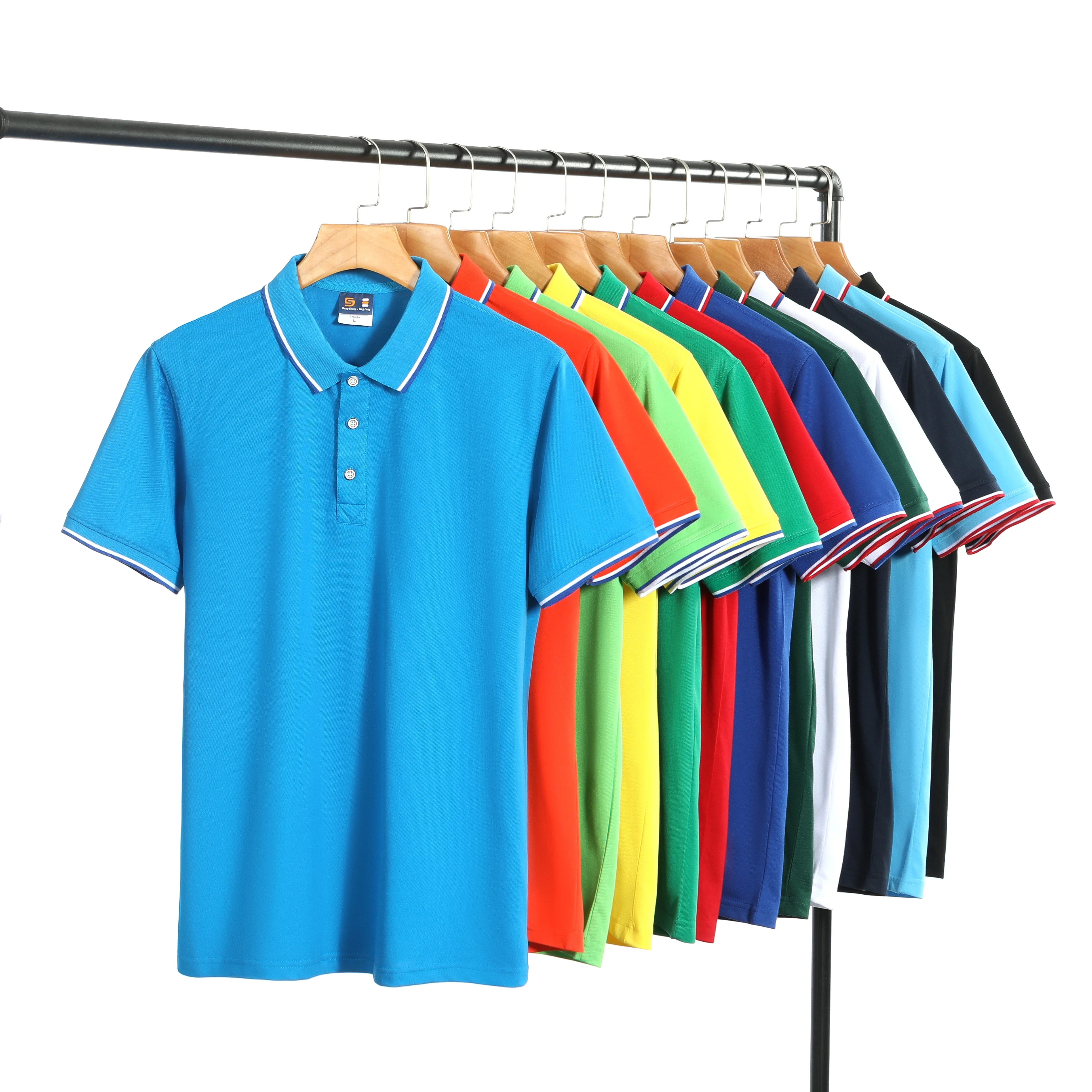 Клиент выбирает свой собственный дизайн фирма polo shirtShort рукавом Мужская полиэстровый галстук для мужчин рубашка-поло гольфа бесплатная доставка женская футболка футболки
