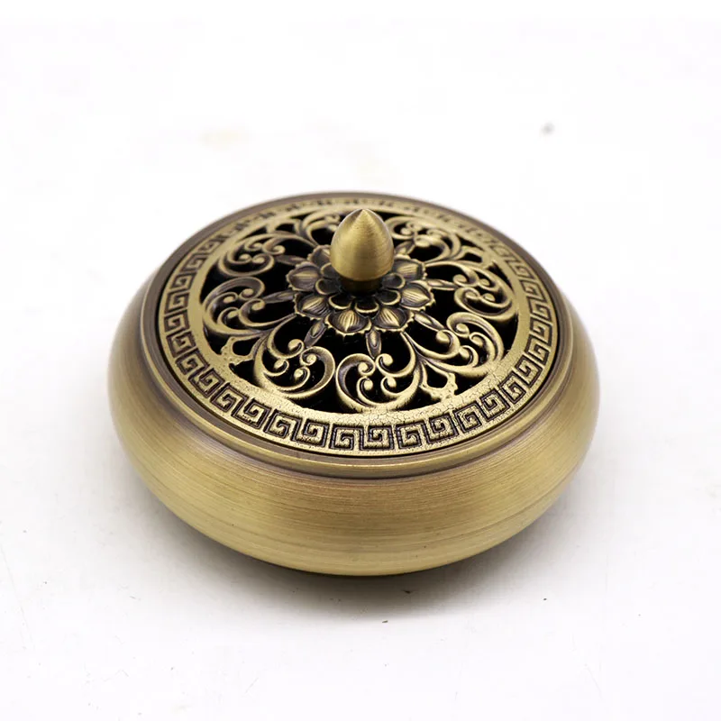 Металлическая курильница с вырезами, курильница на заказ для чайной церемонии, курильница для украшения дома