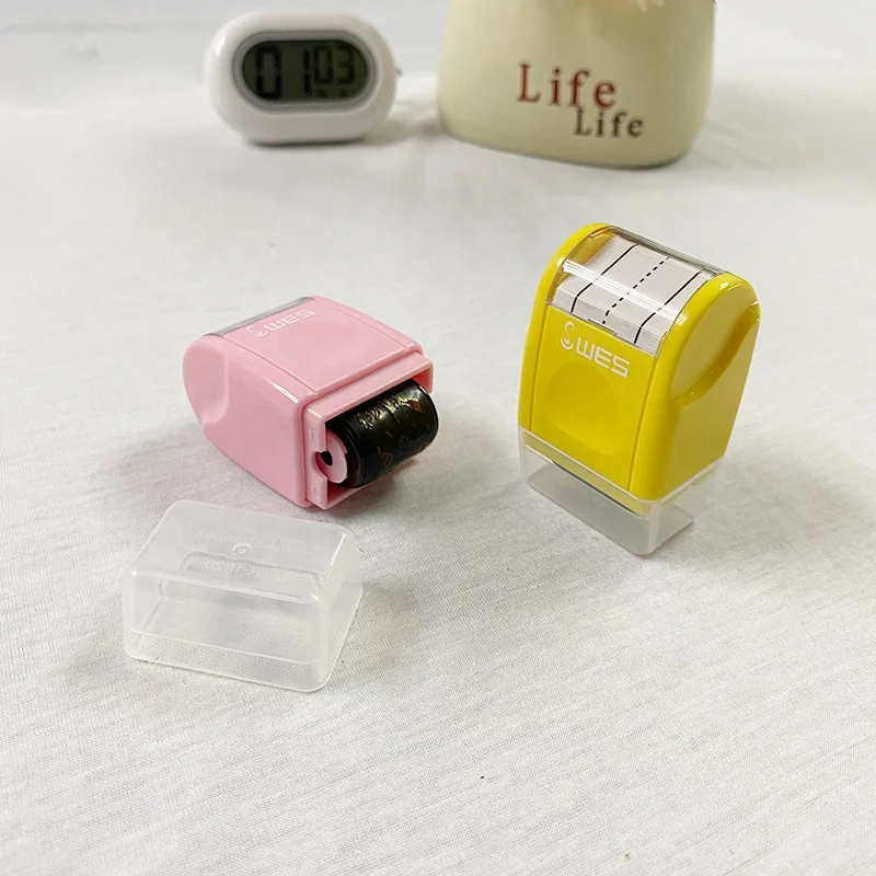 Custom roller stamp WES R-1820 privacy protection  flash stamp