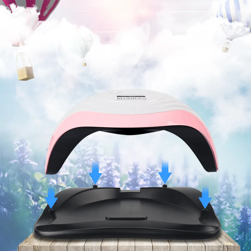 High Power Dryer Nail Fast Curing Speed Light 168w Uv Gel Led Nail Lamps With 4 Kinds Timer And Smart Sensor