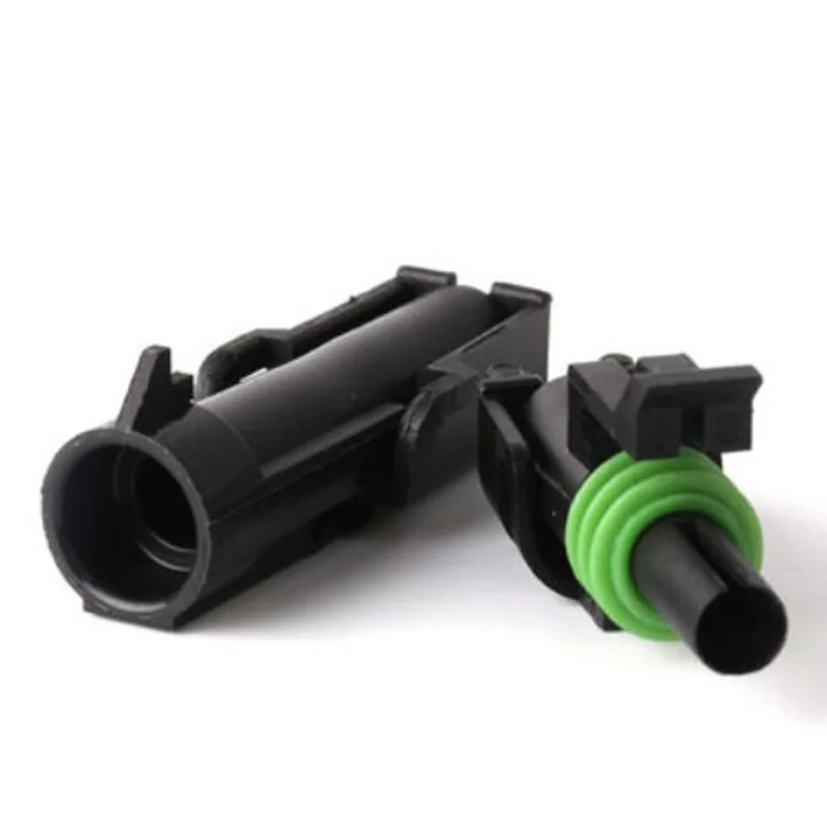 Delphi 1 pin male female waterproof auto sensor wire connector 12015791 12010996 Oxygen Sensor Weather-Pack Series Automotive Co