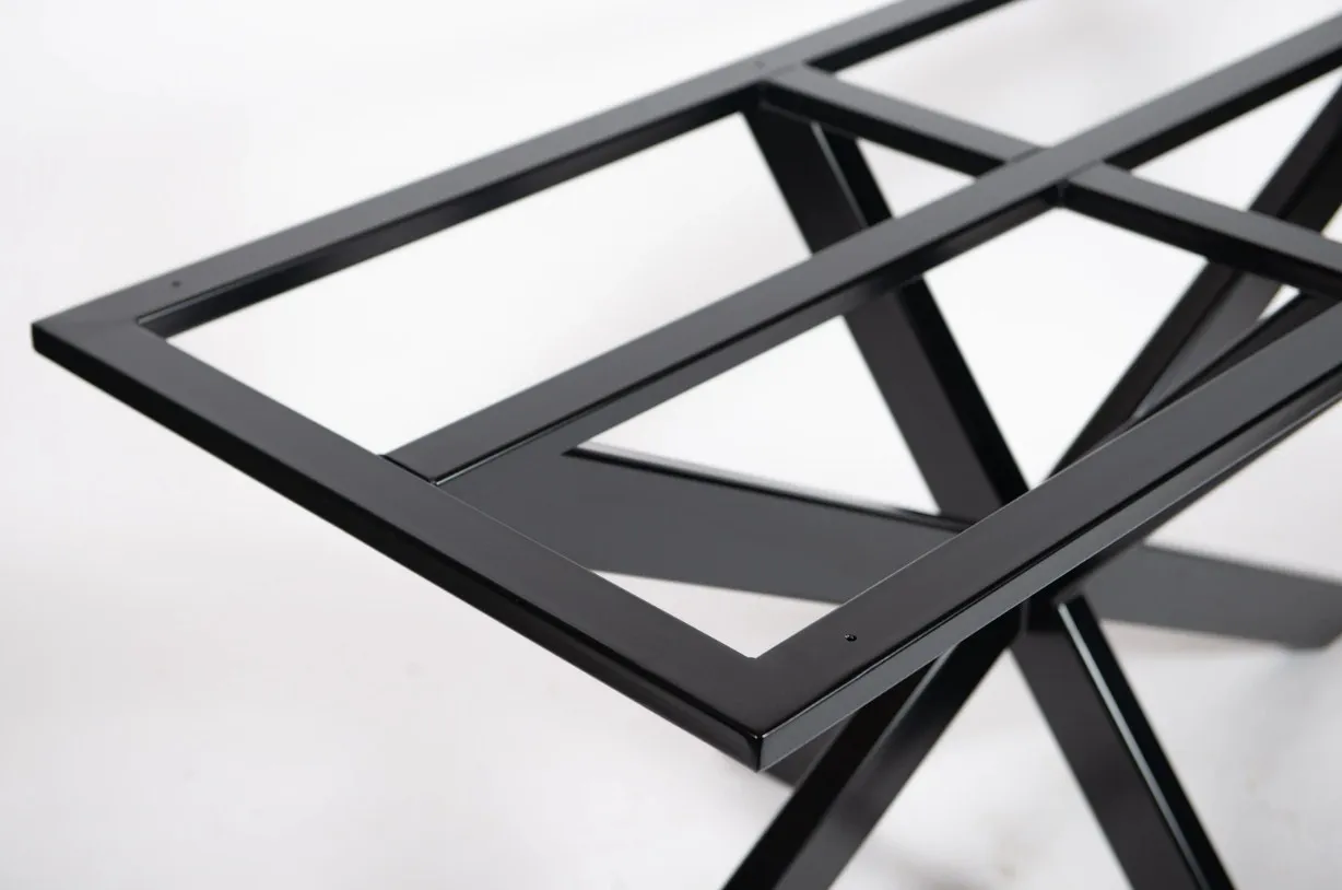 Customized Size&Shape Heavy Duty Metal Table Base For Stone/Glass/Wood Top