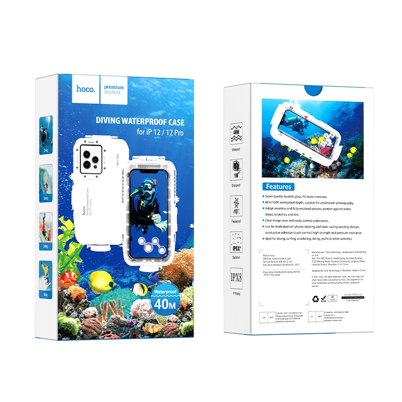 HOCO Enjoy series mobile phone diving shell for iPhone12/12 Pro/12 Pro Max