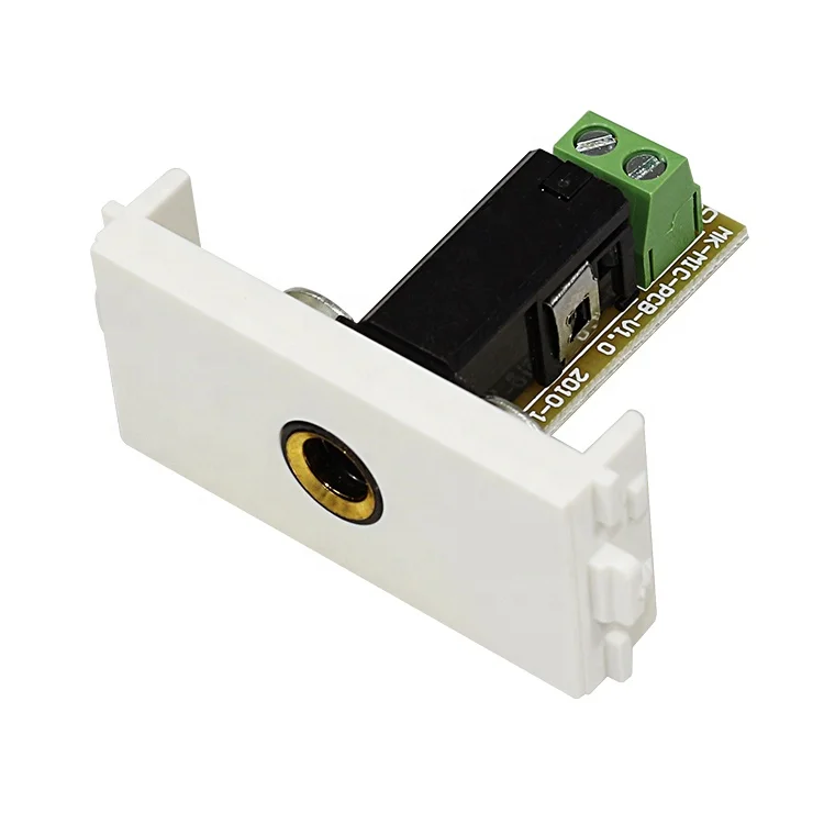 Smart Home 48X24MM Module 6.5 Soldering Free Microphone Wall Plate Module