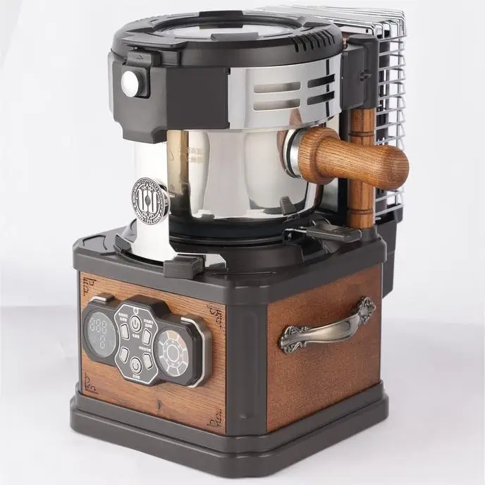 Wingkwong 100v-240v 150g Retro Coffe Roaster Electric Cocoa Bean Roaster High Grade Roaster Coffee Machine for Home Use