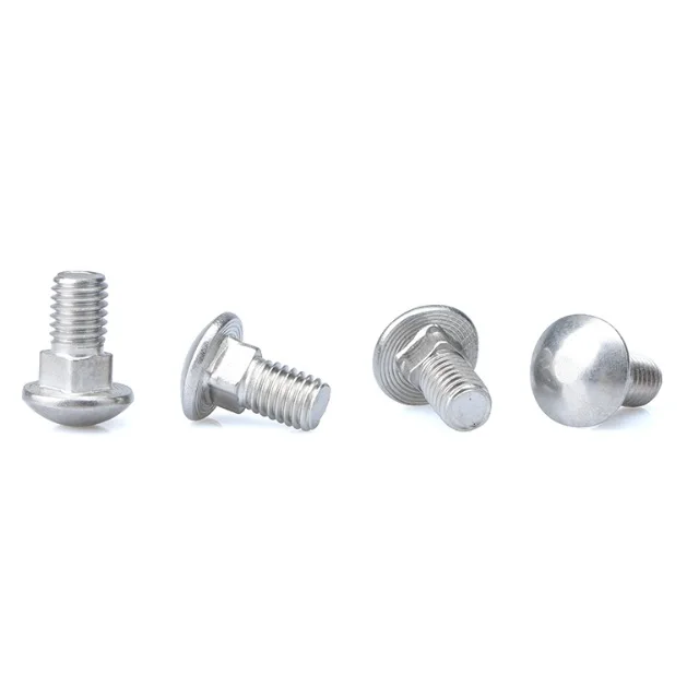 Manufacture fastener  OEM custom with free samples stock carriage bolt stainless steel 304 316 ANSI/ASME