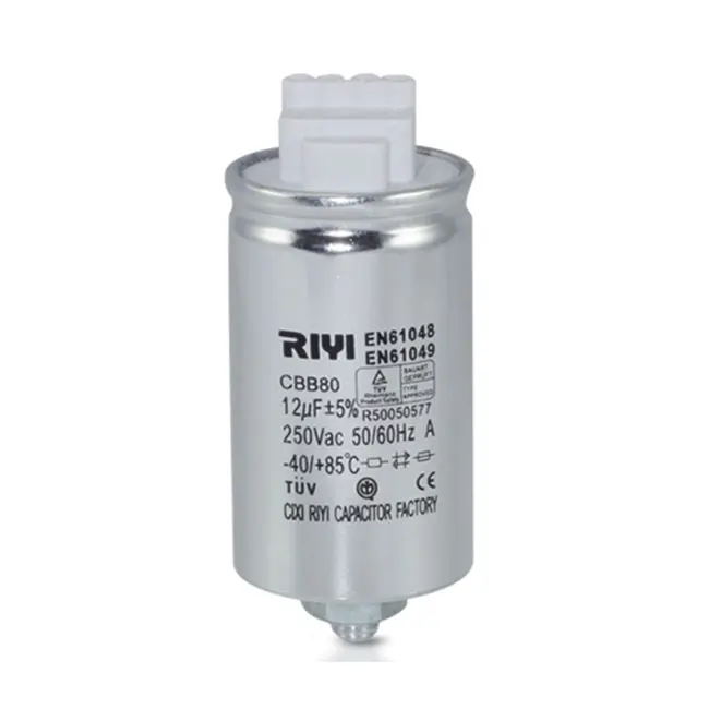 CBB80-2 aluminium case capacitor for lamp