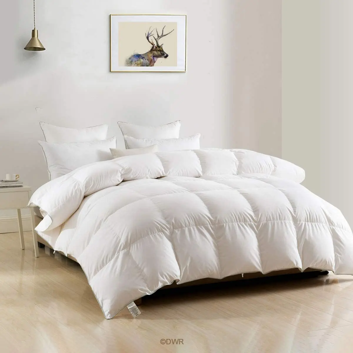 2022 Wholesale Home Hotel white down Comforter 100% Cotton Soft Duvet King Size Quilt