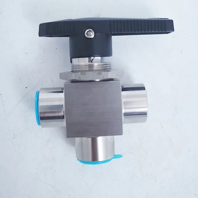 
Many Years Factory Medium Pressure Stainless Steel Female Thread Type 3 way Ball Valve 