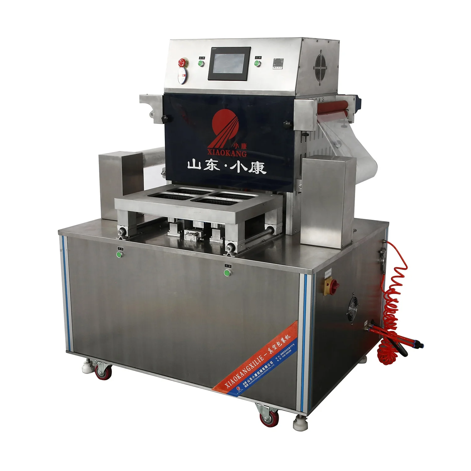 DH-ZT High capacity automatic vacuum skin packaging machine skin vacuum packing machine
