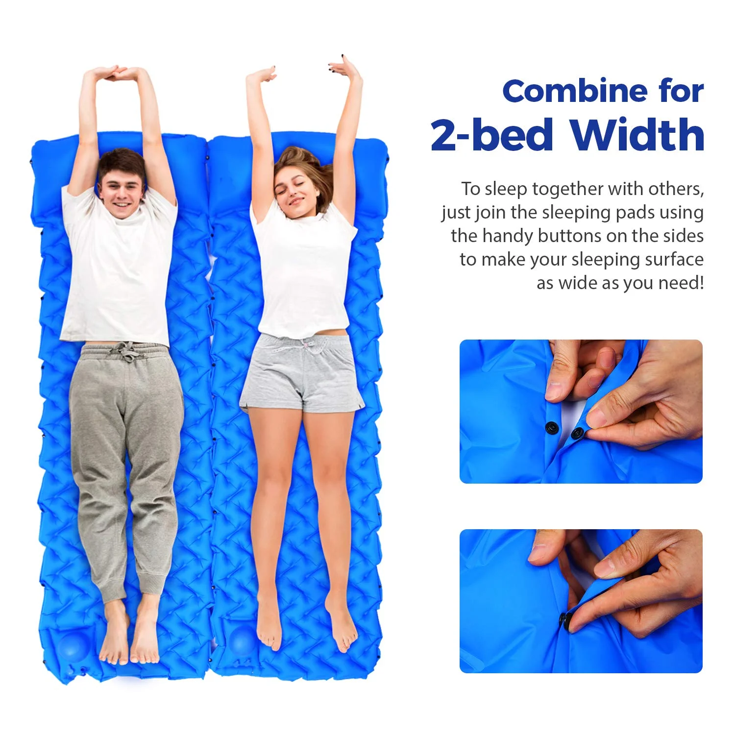 portable camping mat inflatable mattress air mattress pillow recycled inflatable