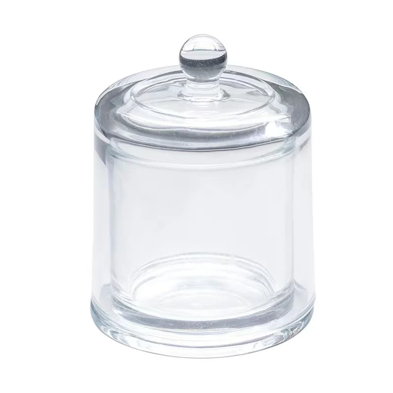 High Quality Clear Reusable Fragrance Bottle Aromatherapy Glass Bell Cover for Candle Jar Cup