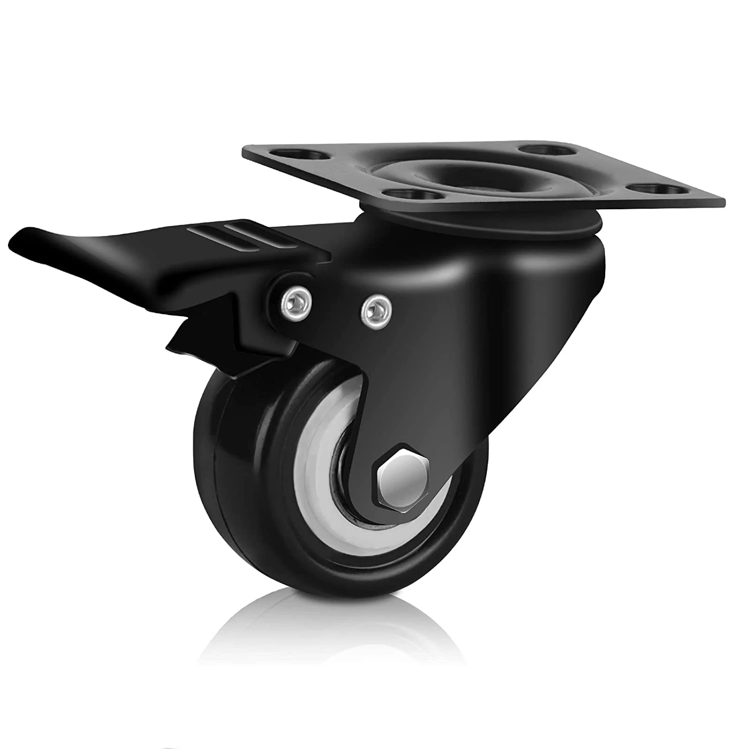 Factory direct sale 2 inch caster, furniture wheel castor, PVC/PU/TPR office directional/universal wheel