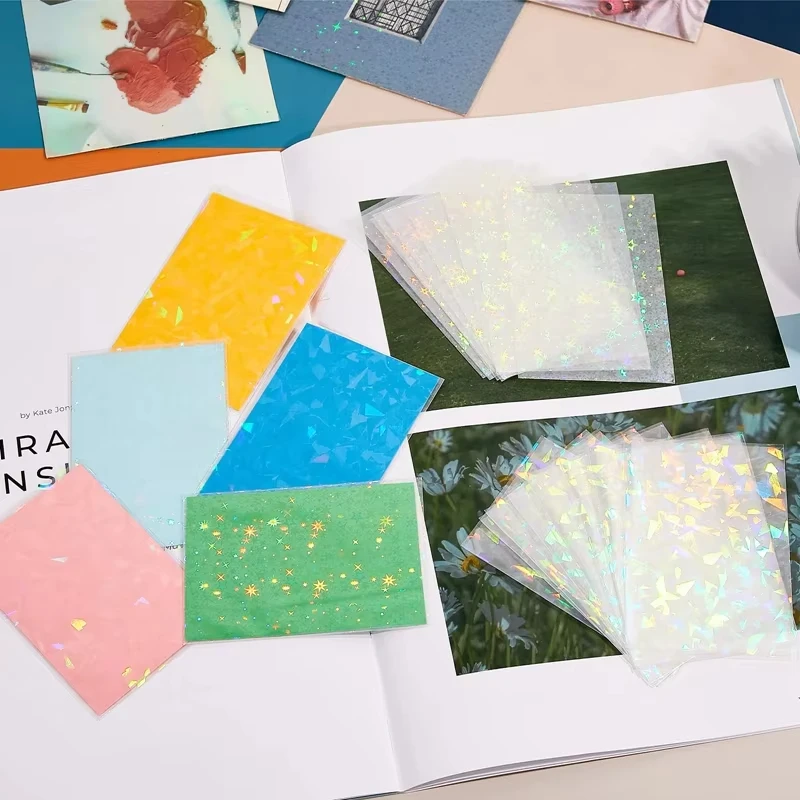 Custom size  Penny Sleeves Perfect Inner PP Trading Card Sleeves Gemstone Laser Matte Holographic Cards Sleeves