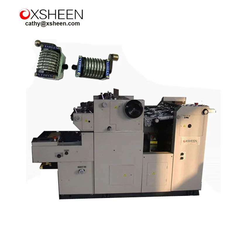 High Productivity A2 A3 A4 Page  Numbering Machine With Perforation Function