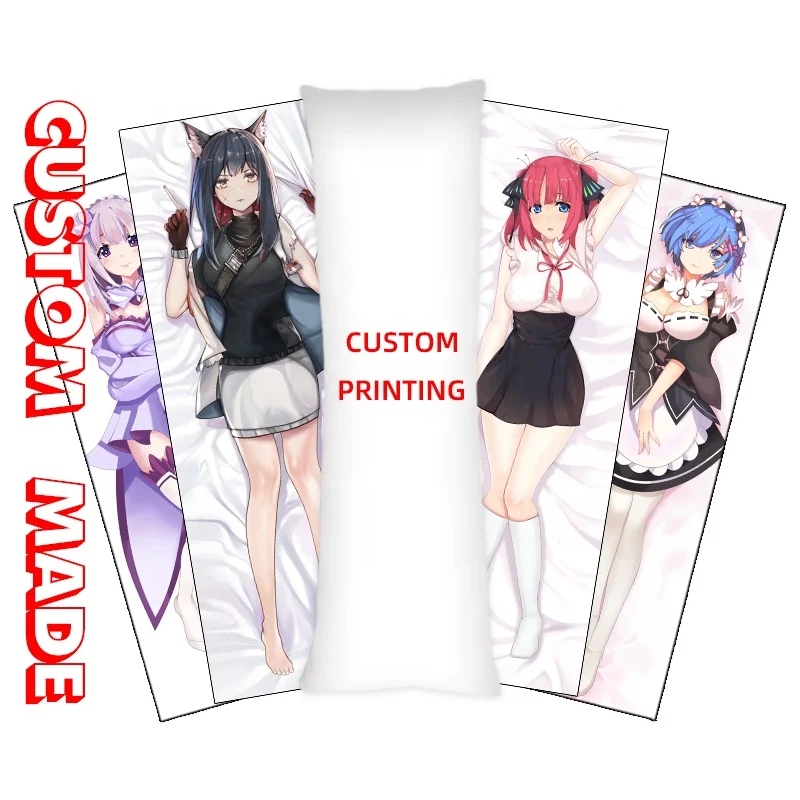 Naked Sexy Anime Girls Decorative Custom Body Pillow Case Print Bedroom Eco-friendly Cartoon Christmas Hospital Chinese New Year