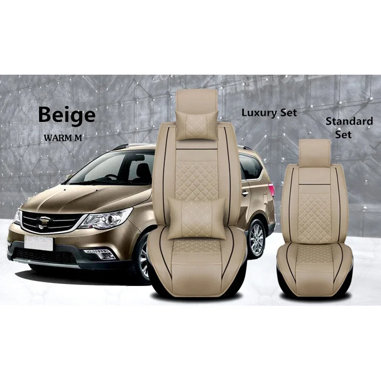 
Luxury Design Genuine Leather Car Seat Cover For Car 