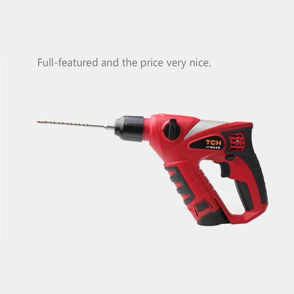 NEWONE 12V lithium battery electric hammer impact electric drill dual purpose screwdriver high torque screwdriver home wireless