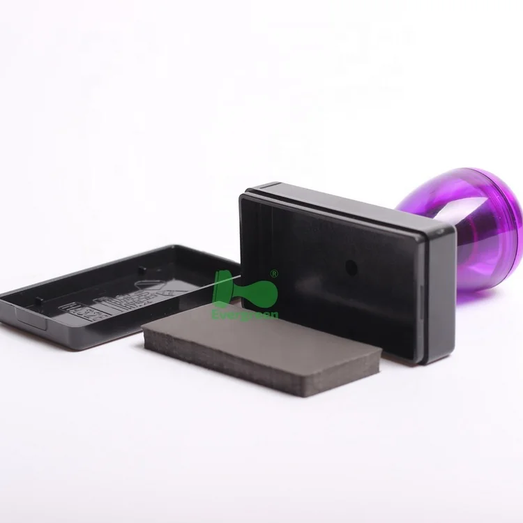 Custom Logo Mark DIY Your Own Logo Bule Flash Stamps Pre Inked Flash Stamps