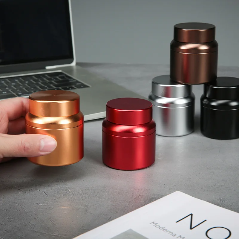 high-end luxury capsule electrolyte powder container plain tea tin box coffee packaging aluminium can with seal