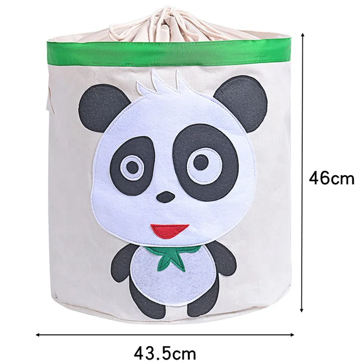 Direct Sales Multifunctional Design High QualityCustom Pattern Color Cute Design Child Toy Home Storage Buckests