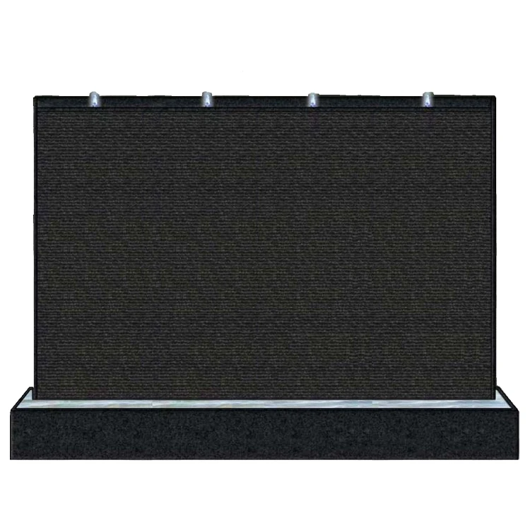 wholesale indoor outdoor dark grey carved granite stone landscape water wall fountains