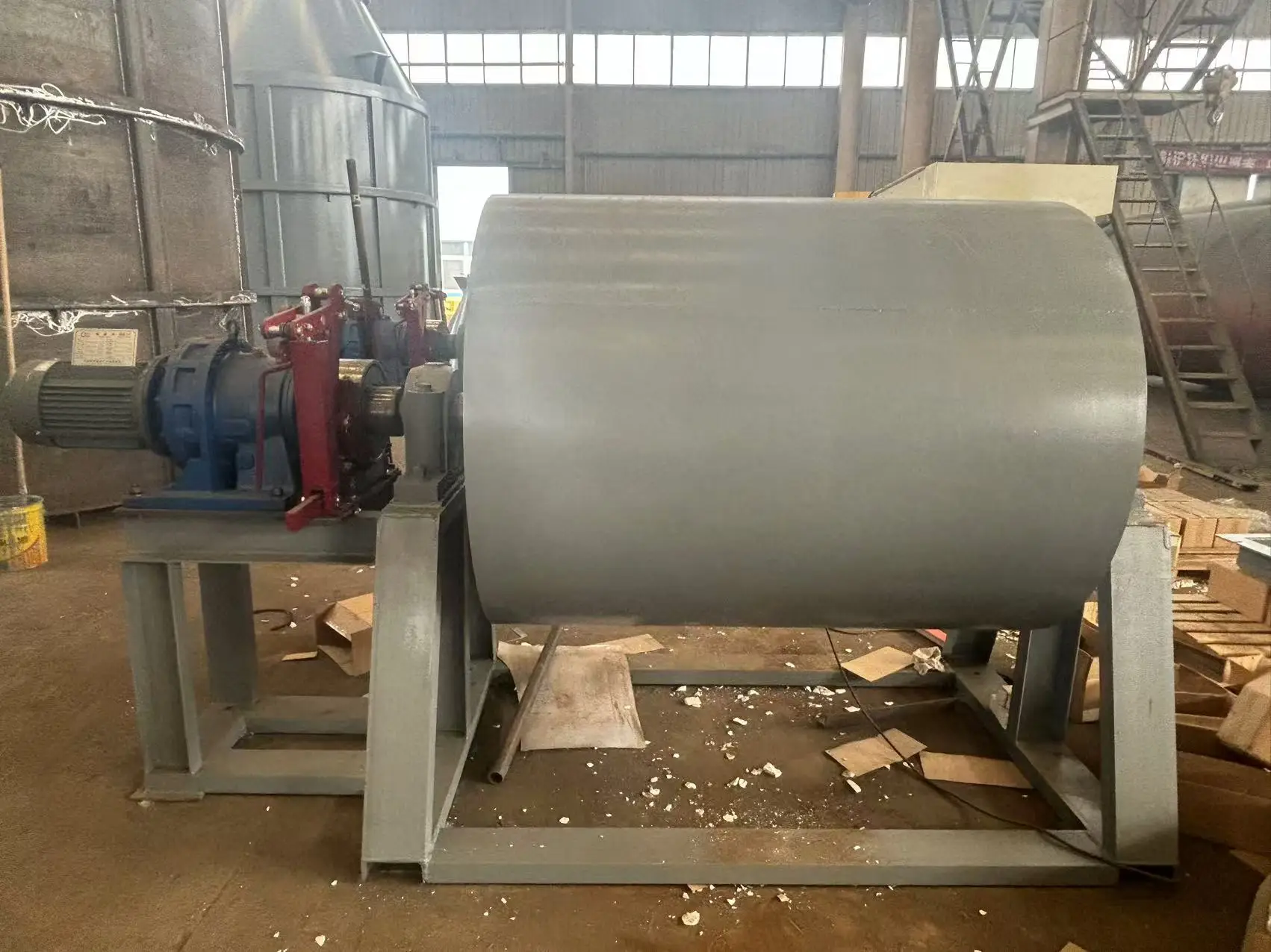 Energy-saving gypsum powder, kaolin, limestone grinder, ceramic clinker ball mill, with air classifier and packaging system