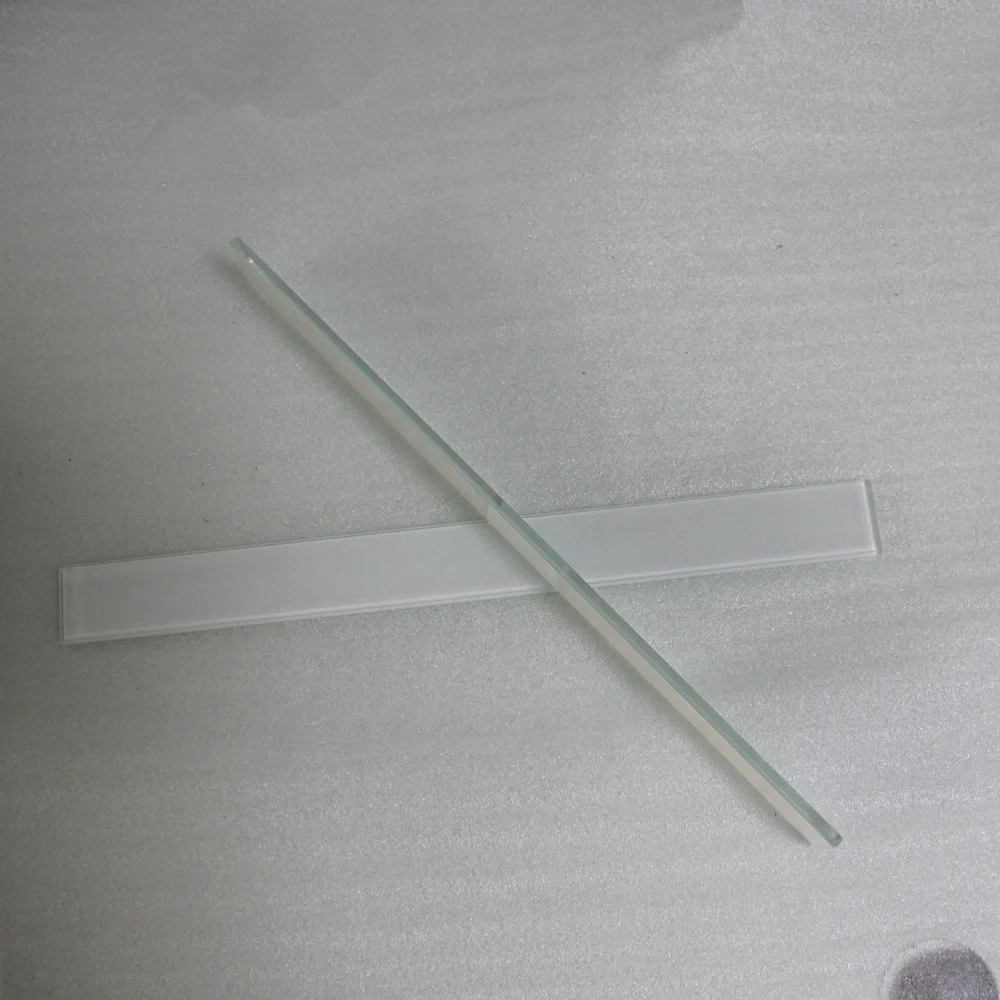 White color Painting glass with Polished Edge