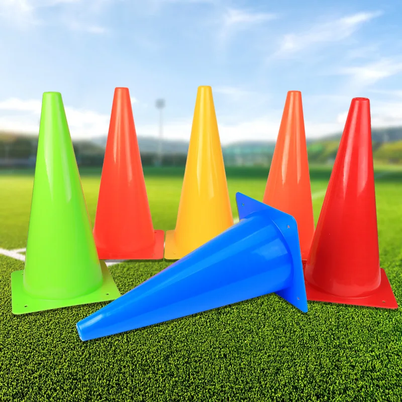 Factory direct sale high quality soccer agility training marker cone obstacles tube football speed training barrels