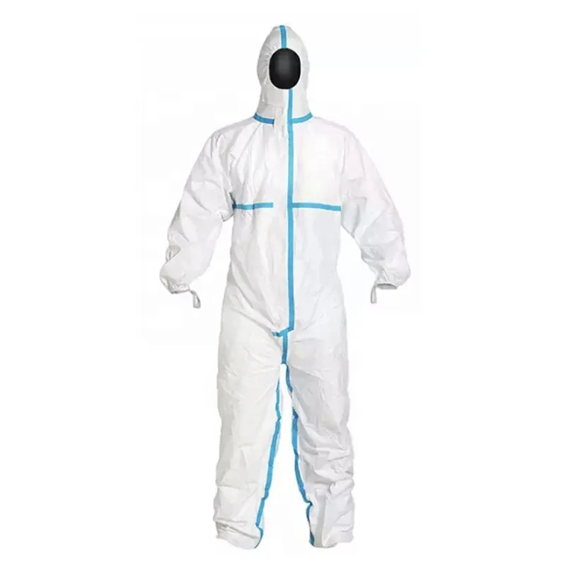 Oem Personal Chemical Protective Clothing Sterile Medical Protective Clothing Safety Non Woven Disposable Adult CE White EOS SF