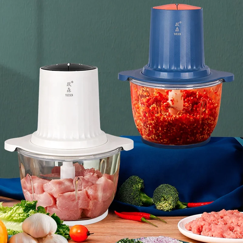 Wholesale 3L Yam Pounder Machine Meat Chopper Vegetable Cutter Pounding Blender Electric Kitchenaid Meat Grinder