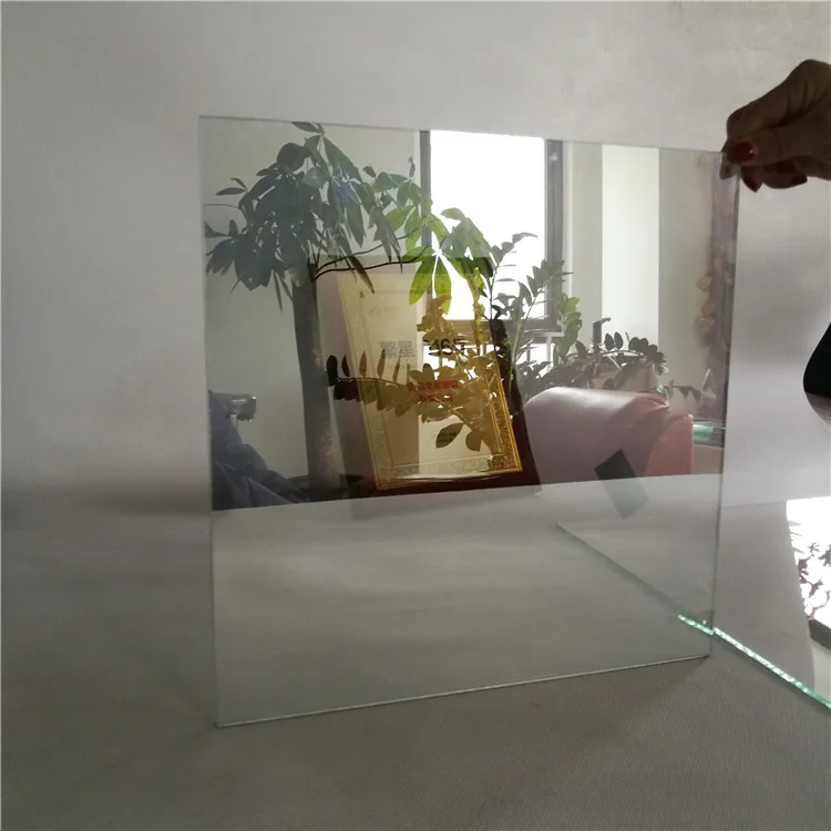 For teleprompter using high quality customer 3D image one way mirror teleprompter glass