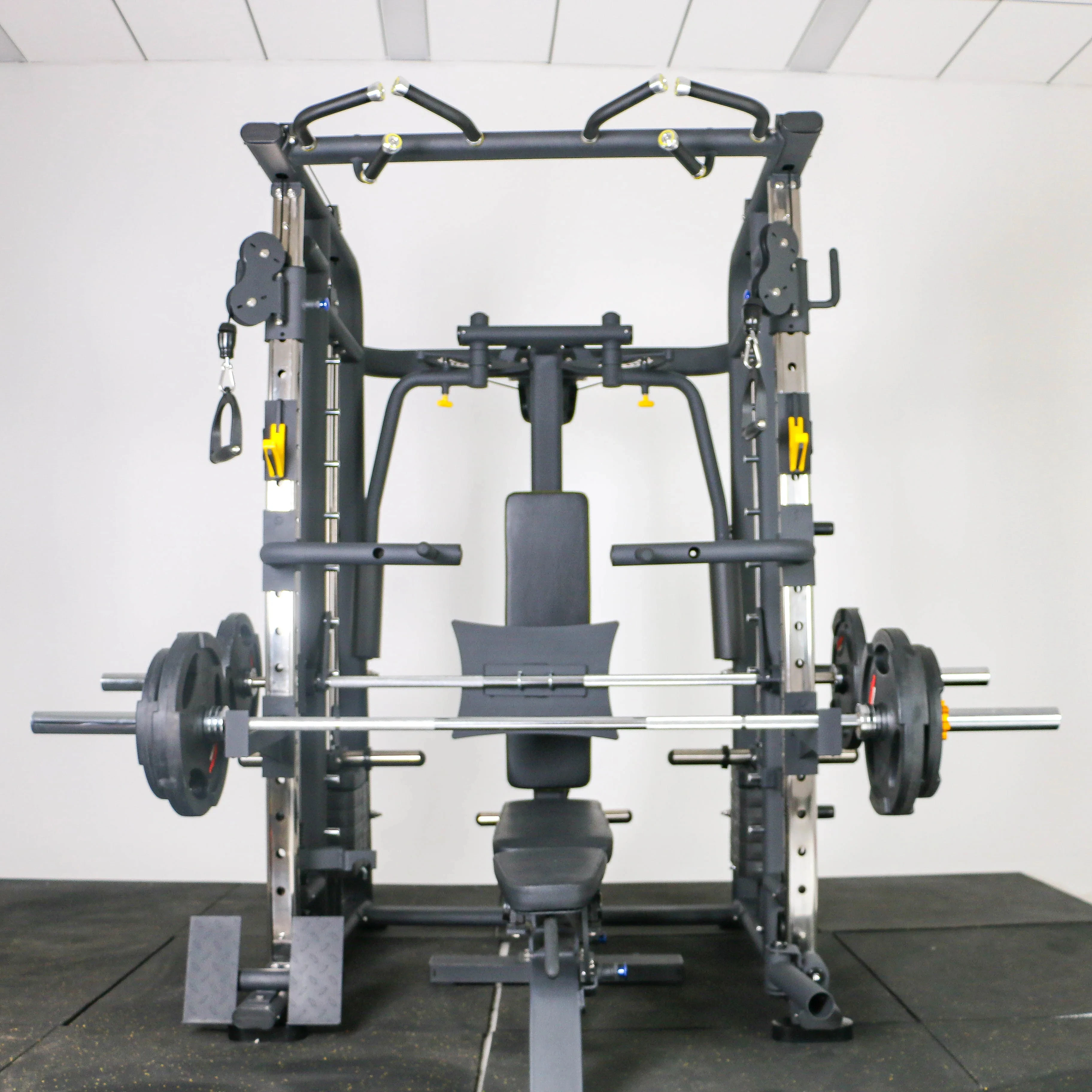 wholesale gym equipment Manufacturers Multi Function home use Smith Machine with Weight Stack Smith Machine