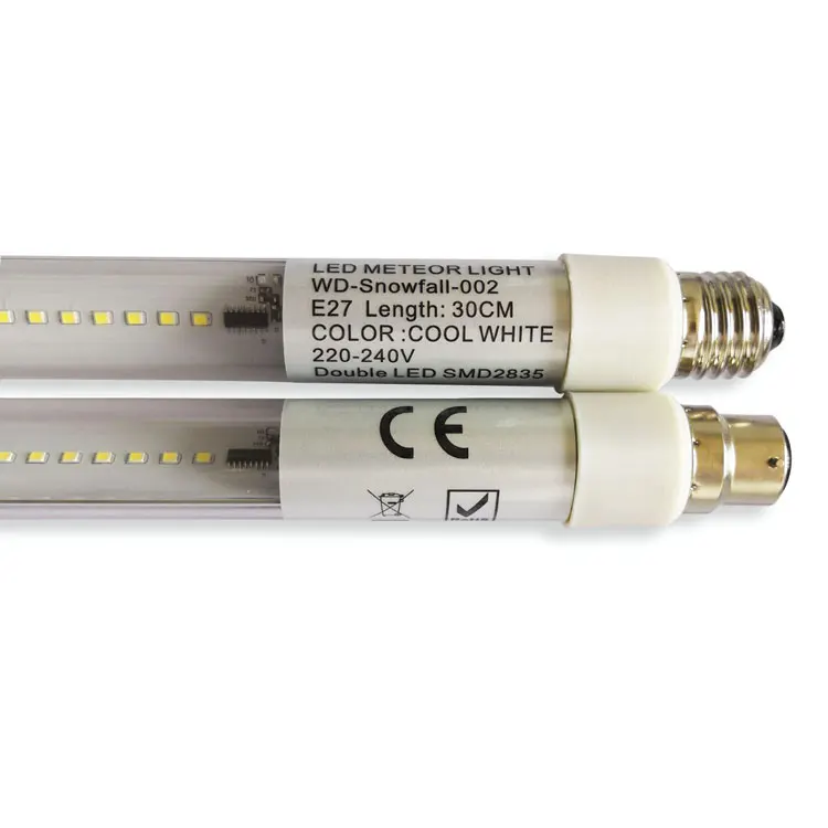 низкая цена декоративные праздничные Популярные водонепроницаемые IP44 8 ватт светодиодные метеоритные снегоходы