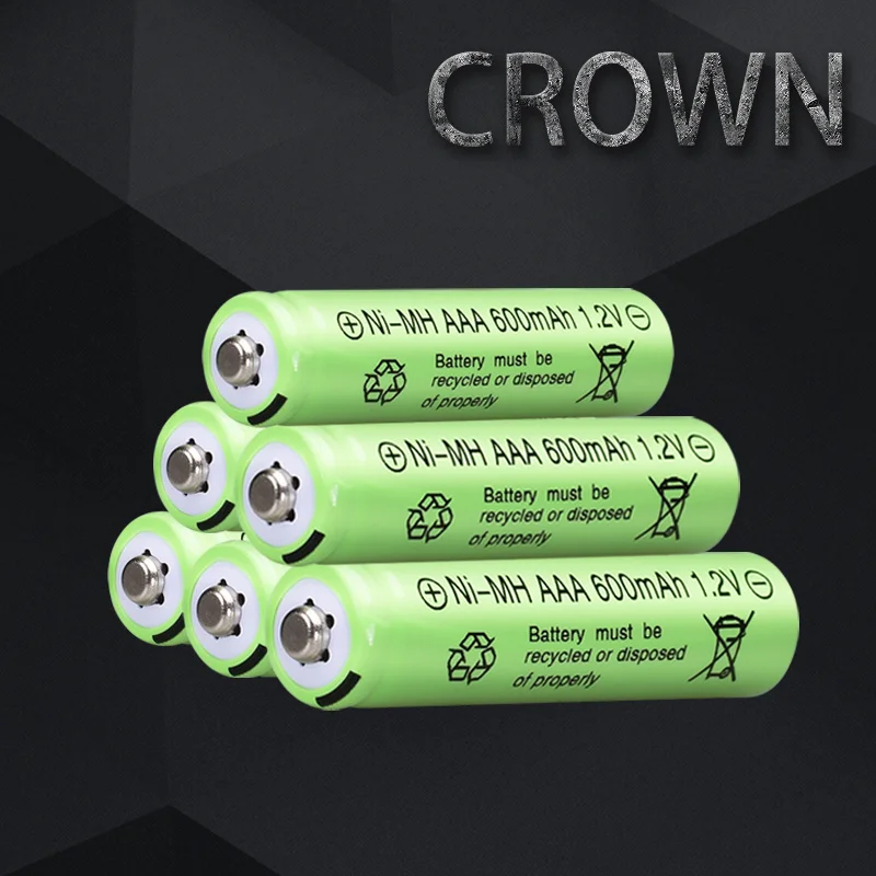 CROWN C Factory Direct Supply  NI-CD 700mAh 1.2V Rechargeable AAA Batteries