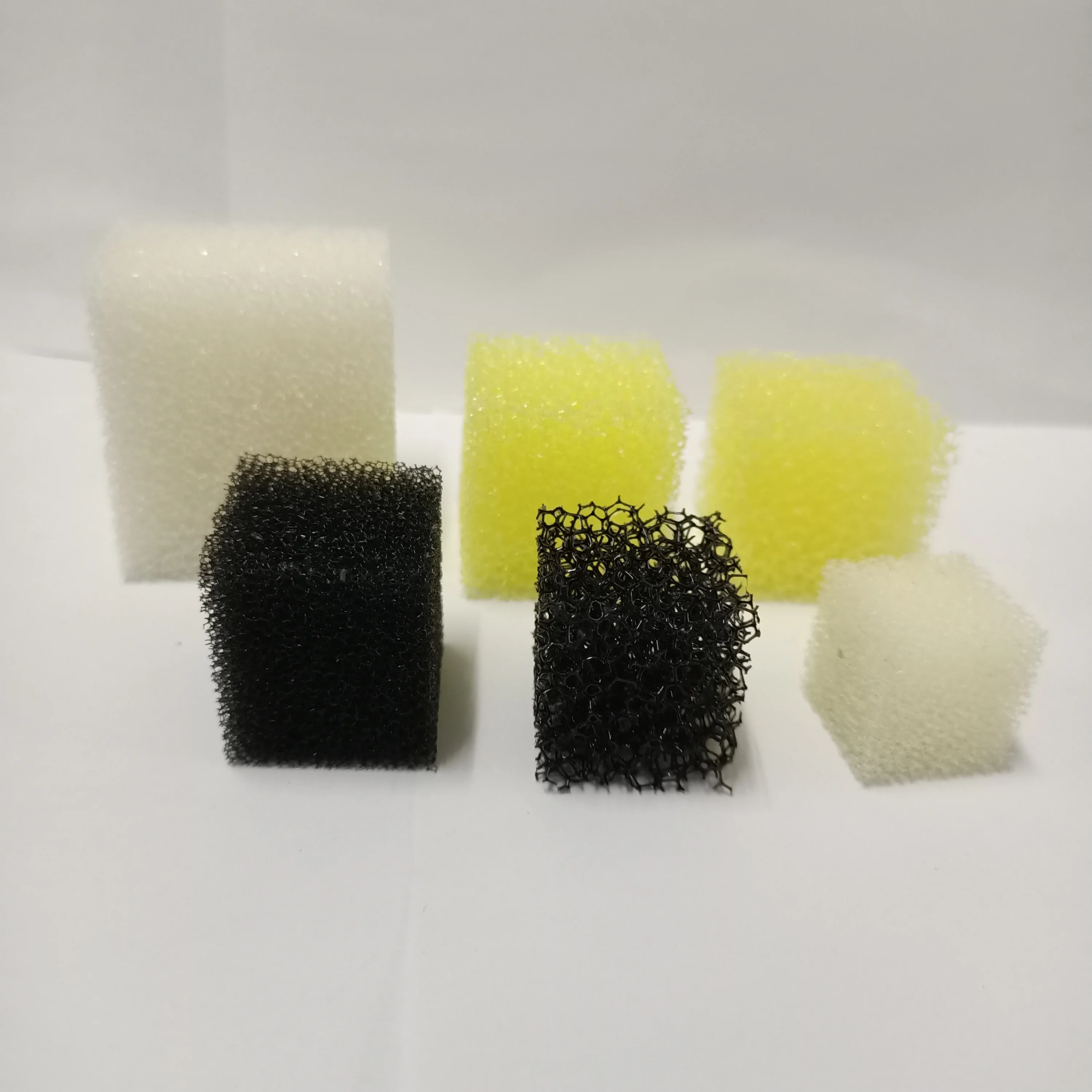 Water swage treatment reticulated filter foam sponge cube