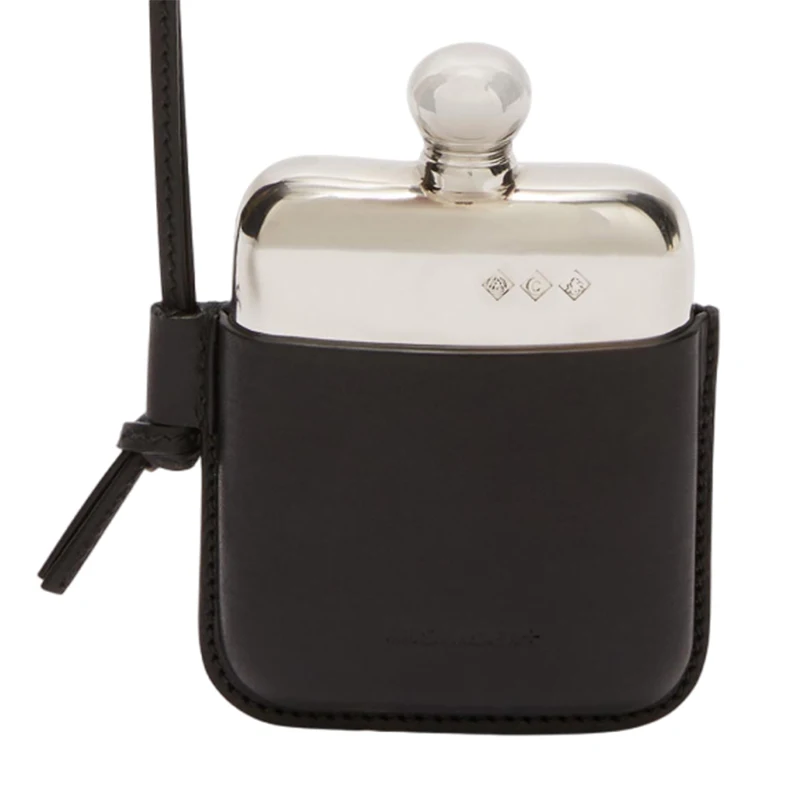 Direct Selling Leak-Proof Design Modern Stainless Steel Whisky Leather Hip Flask Pocket Flask