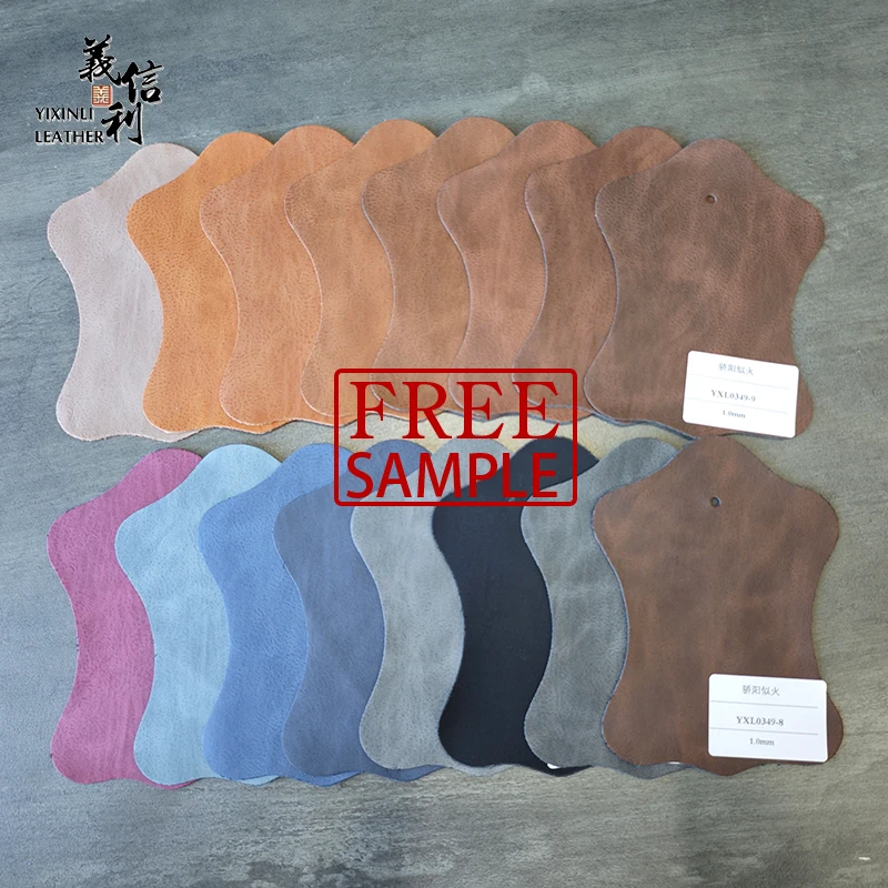 wholesale 1mm Yangbuck PU Leather Suede Design Waterproof Low moq Customized durable for shoe bag sofa car seat and upholstery