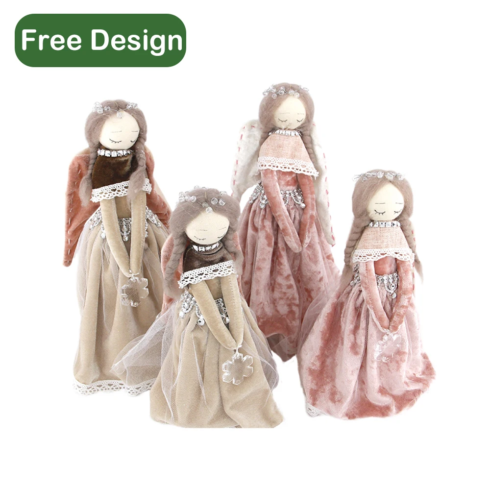 SIHE navidad&2022 decoracion por mayor kids party favour doll dress doll