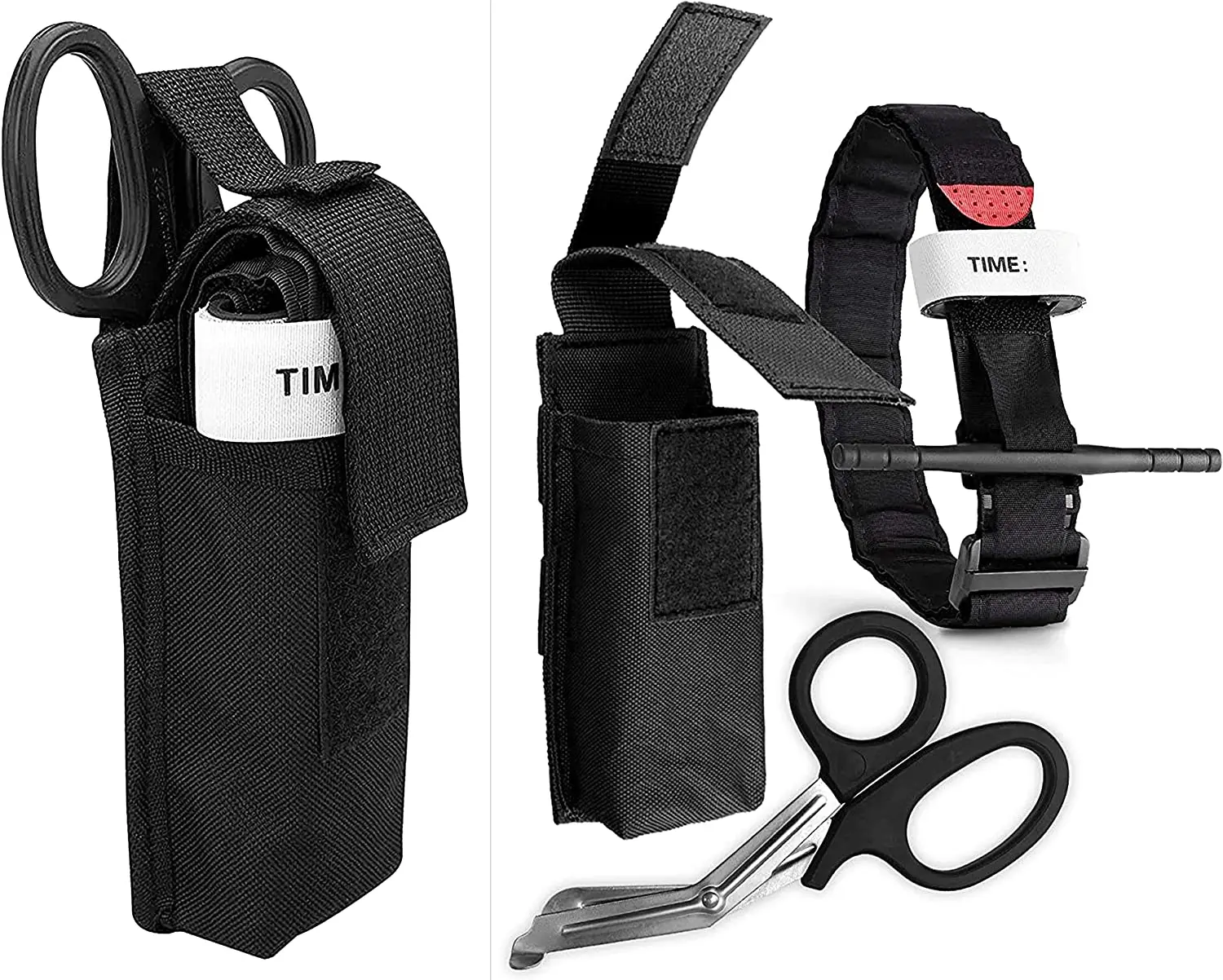 Anthrive MOLLE Nylon Trauma Shears EMT Storage Bag Tactical Medical Combat Tourniquet Pouch Holder