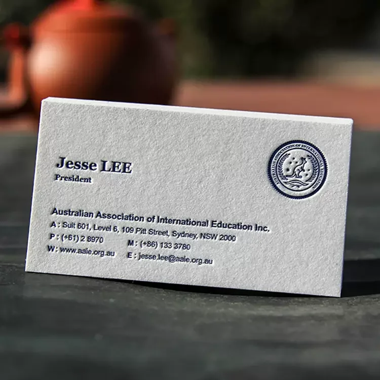 High-end creative design embossed business card customization Business high-end embossed business card customization name card